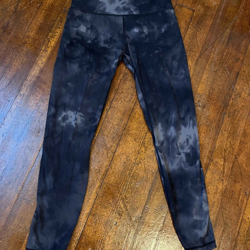 ZYIA Active Black Tie-Dye Leggings